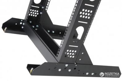 Серверна стійка CMS 24U Black монтажна однорамна