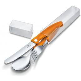Набір столових приборів Victorinox SwissClassic Table Set 3 шт Orange (6.7192.F9)