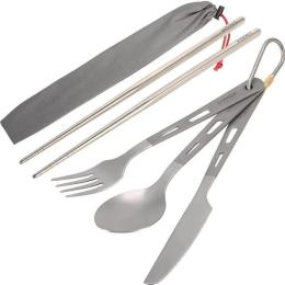 Набір столових приборів Xiaomi Youpin NieQu Pure Titanium Tourist 4 pcs Set (3282869)