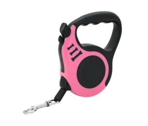 Повідець для тварини Voltronic SJ-188-3 Black Pink 3м