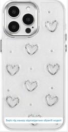 Чохол-накладка Infinity Silicone для Samsung Galaxy A17 Transparent Серце