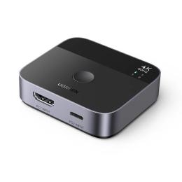 Сплітер Ugreen AW503 USB-C + HDMI Switch 2 In 1 Out 4K Black (55452)