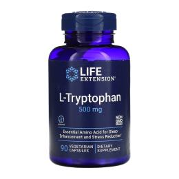 Амінокислота Life Extension L-Tryptophan 500mg - 90 vcaps (2022-10-1909)