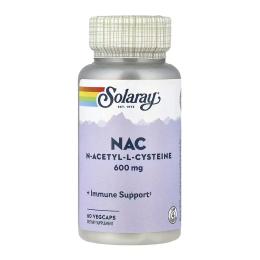 Амінокислота Solaray NAC (N-Acetyl-L-Cysteine) 600mg - 60 vcaps (2023-10-7161)