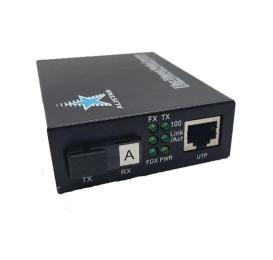 Медіаконвертер ALISTAR mini 10/100BASE-T 100BASE-FX 1SM WDM SC 20KM TX1550/RX1310nm