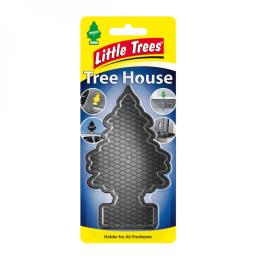 Автомобільний ароматизатор Little Trees Tree House ялинка Black (9961)