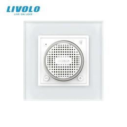 Bluetooth колонка LIVOLO біла матова скло VL-C7FCF-2WS06