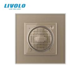 Bluetooth колонка LIVOLO золота матова скло VL-C7FCF-2AS06