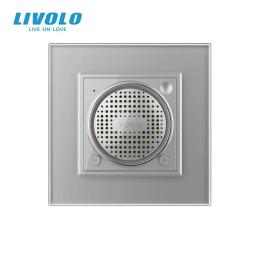 Bluetooth колонка LIVOLO сіра матова скло VL-C7FCF-2IS06