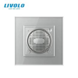 Bluetooth колонка LIVOLO сірий скло (VL-C7-FCF-2IP)