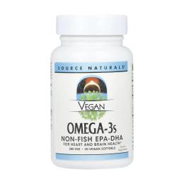 Рибячий жир та омега Source Naturals Vegan Omega-3s EPA-DHA 300 mg - 30 softgels (2023-10-6613)