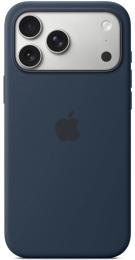 Чохол-накладка EpiK Silk Logo with Magnetic Fit для Apple iPhone 17 Pro Max Dark Blue