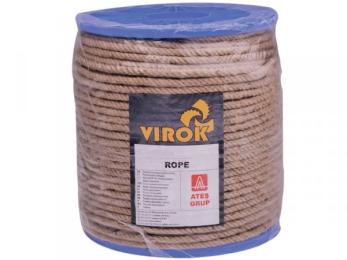 Канат джутовий VIROK ЕВА 16 мм x 100 м. пластикова бобіна 5% (86V140)