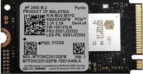 Внутрішній SSD диск Micron 2400 (MTFDKCD512QFM) OEM 512GB