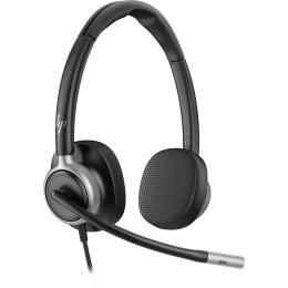 Накладні навушники Poly On-ear HP Mission 625, USB-A, USB-C, 2 x Uni-mic Black C01C6AA