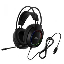 Накладні навушники AOC ACG2500BK RGB Black (ACG2500BK/00)