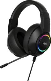 Накладні навушники AOC ACG2510BK RGB Black (ACG2510BK/00)