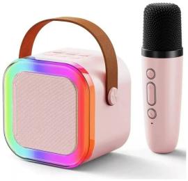 Акустика портативна Infinity Kids K12 Pink + 1 караоке-мікрофон