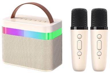 Акустика портативна Infinity K18 Bluetooth White + 2 мікрофона