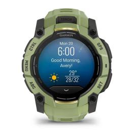 Смарт-годинник Garmin Instinct 3 50mm AMOLED Green with Fern Green Band (010-03020-02)