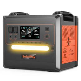Зарядна станція SolarPlay BCQ2402M 2304Wh/2500W LiFePO4 UPS Black Orange (714941)