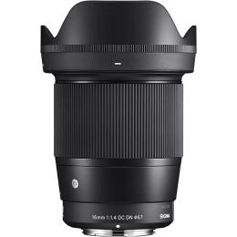 Обєктив Sigma 16mm f/1.4 DC DN Sony E
