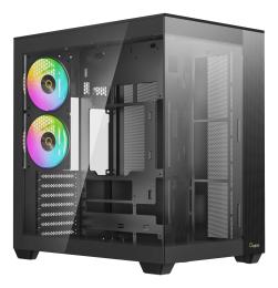 Корпус для ПК Ocypus DELTA C74 ARGB Black (DELTA-C74-BKD200XX-GL)