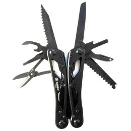 Мультитул Ganzo G202B-c Black з чохлом Molle та бітами