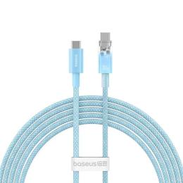 Дата-кабель Baseus P10319703311-01 USB Type-C (тато)  -  USB Type-C (тато), 2m Galaxy Blue with Smart Temperature Control