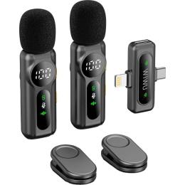 Мікрофонна радіосистема WIWU Wi-WM007 Black