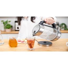 Електрочайник Zelmer ZCK8013 Transparent Silver