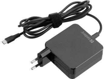Блок живлення для ноутбука Sandberg USB-C AC Charger PD65W 2m Black (135-79)