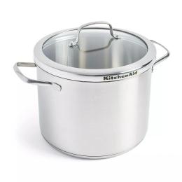 Каструля KitchenAid Proline, 24 см, 8 л Silver (CC001880-001)