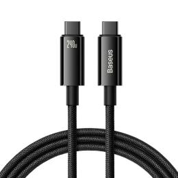 Дата-кабель Baseus CAWJ040101 USB Type-C (тато)  -  USB Type-C (тато), 2m Black Tungsten Gold