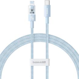 Дата-кабель Baseus P10373001311-00 USB Type-C (тато)  -  Lightning (тато), 1m Galaxy Blue Gem