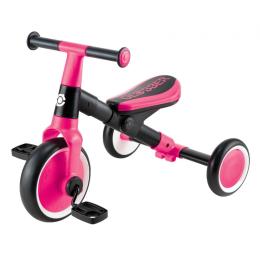 Дитячий велосипед Globber Learning Trike 2 в 1, фуксія (735-110)