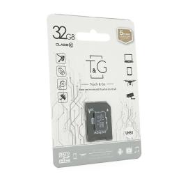 Карта памяті T&amp;G microSDHC Class 10 UHS-I, з адаптером, 32GB, Blister