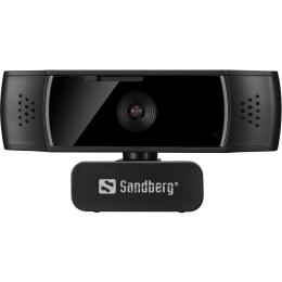 Веб-камера Sandberg Autofocus DualMic Full HD Stereo microphone (134-38)