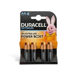 Батарейка Duracell Optimum BL AA/LR06 4шт (6835424)