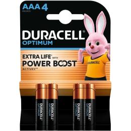 Батарейка Duracell Optimum BL AАA/LR03 4шт (6835422)