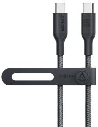 Дата-кабель Anker 544 USB-C (тато)  -  USB-C (тато), 0.9m Black (A80F5H11)
