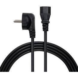 Кабель живлення Vinga C13 10.0m 1mm2 copper Black (VYPCC13101CU)