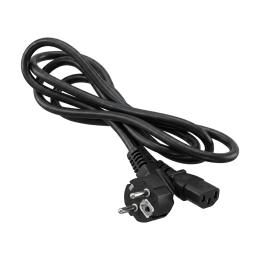 Кабель живлення Trinix C13-EU plug Euro socket 1.8m Black (25-00130)