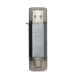 Флеш память T&amp;G 009 Star S, USB 3.0 + Type-C, 16GB, Metal, Blister
