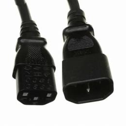 Кабель живлення Cisco Cabinet Jumper Power Cord Black 250 VAC 10A, C14-C13 Connectors (CAB-C13-CBN=)