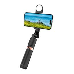 Селфі-палиця WIWU Mini Selfie Stick Wi-SE011 Black with filled lights (6976975613184)