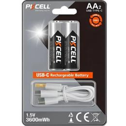 Акумулятор Pkcell Ni-MH AA/HR06 3600 mAh BL 2шт (PKAA-3600)