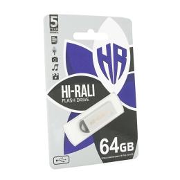 Флеш память Hi-Rali Fit, USB 2.0, 64GB, Metal, Blister