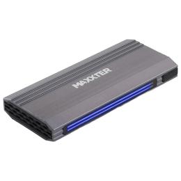 Зовнішня кишеня для диска Maxxter EHDE-2280SRGB-01 Metal Black