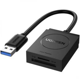 Картрідер Ugreen Card Reader USB 3.0  -   -   2-слота SD/TF Card 0, 15 м кабель CR127